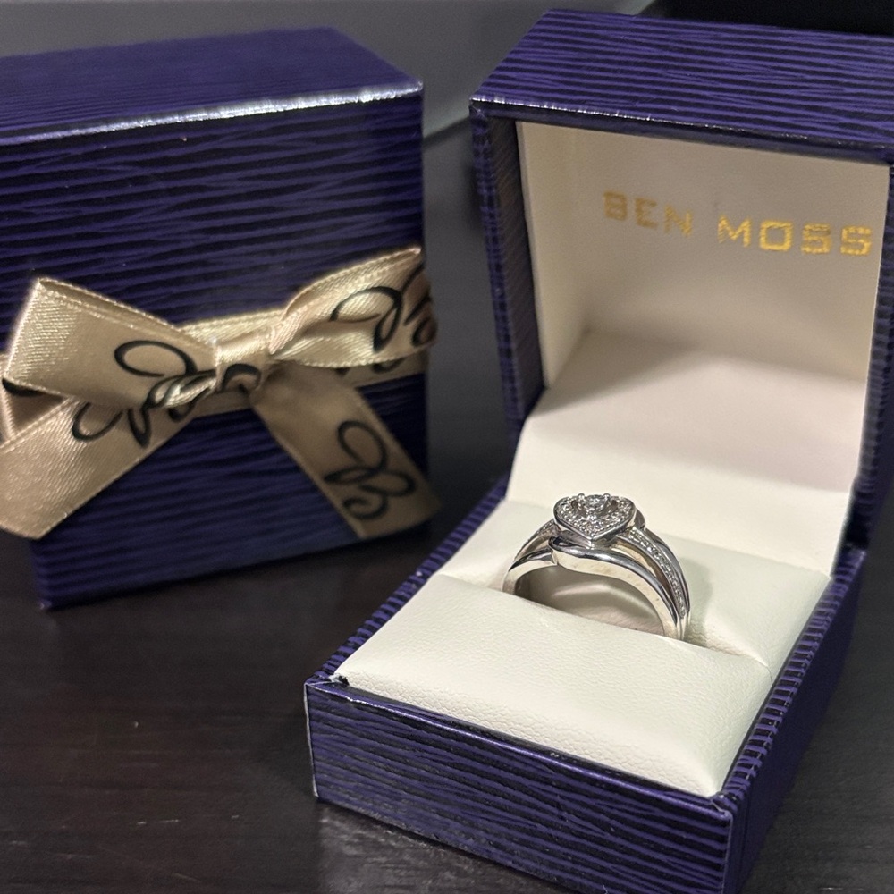 Sterling Silver  Heart Ring